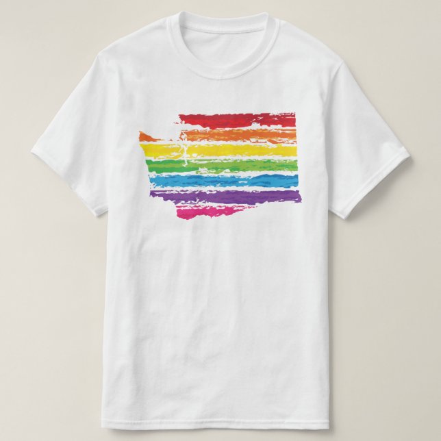 Farblinien in Unterstrich T-Shirt (Design vorne)