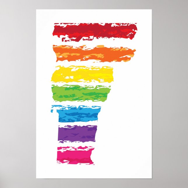 Farblinien Poster (Vorne)