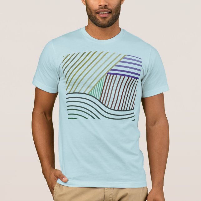 Farblinien T-Shirt (Vorderseite)