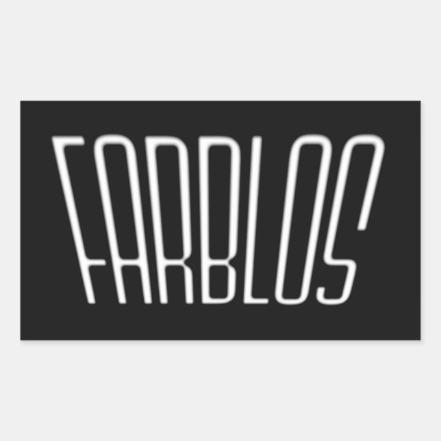 Farblos sticker (Vorderseite)