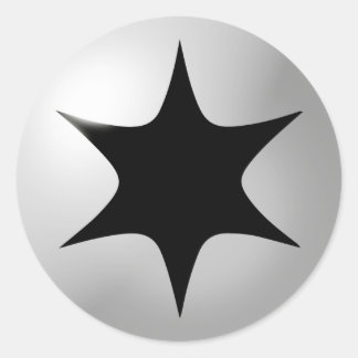 Farblose Energie Runder Aufkleber