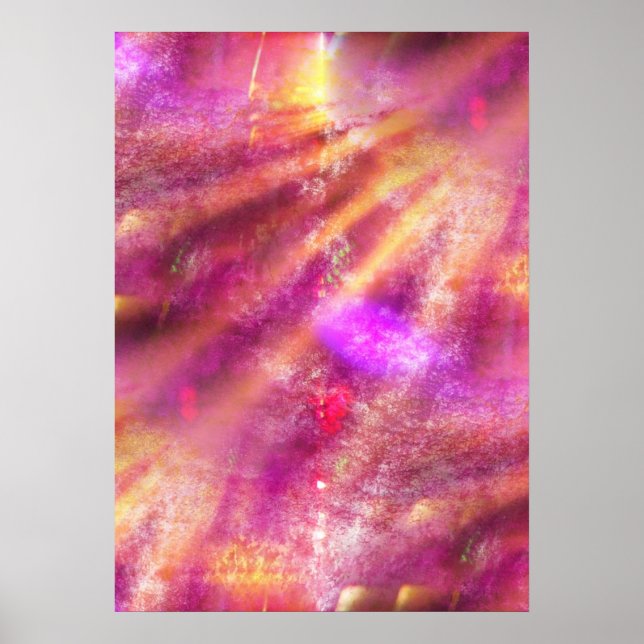 farbloser Hintergrund lila, rosa Poster (Vorne)