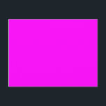 Farbmagenta Postkarte<br><div class="desc">Farbe Fuchsia / magenta FF00FF Typ lila</div>