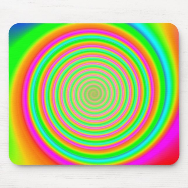 Farbmesh 9 Drehmousepad Mousepad (Vorne)