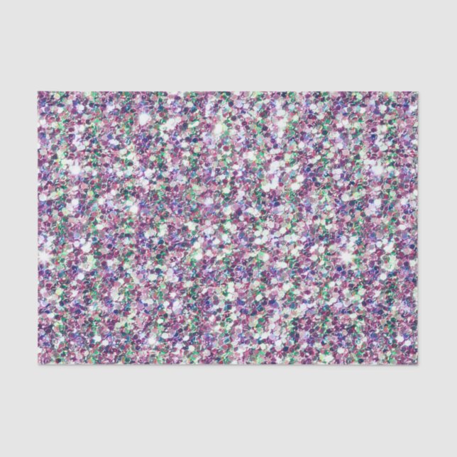 Farbmischung Glitzer Textur Seidenpapier (Vorderseite)