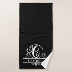 Farbmonogramm C Badhandtuch Set