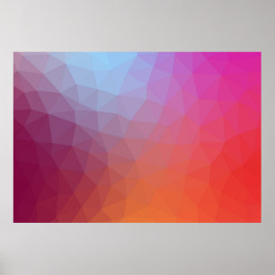 Farbmosaik abstrakte Hintergrundabstrakte, bc Poster