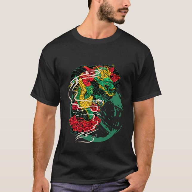 Farbmosaik Afrika T-Shirt Design (Vorderseite)