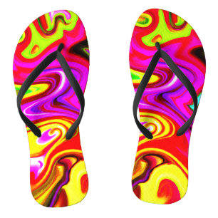 Farbmuster-Burst Flip Flops
