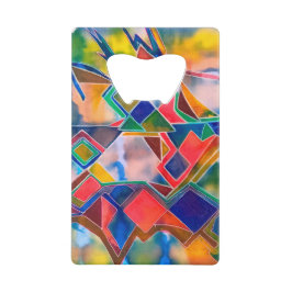 Farbmuster Geldbeutel Flaschenöffner