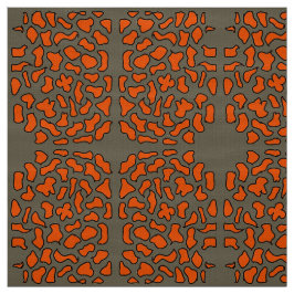 Farbmuster orange und braun stoff