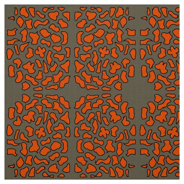 Farbmuster orange und braun stoff (Muster)