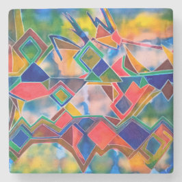 Farbmuster Steinuntersetzer