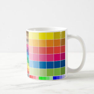 Farbmuster-Tasse Tasse
