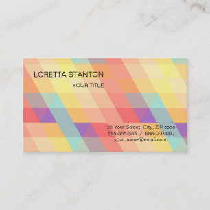 Farbmuster Visitenkarte