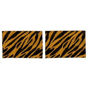 Farbmuster von Tiger-Tieren Kissenbezug