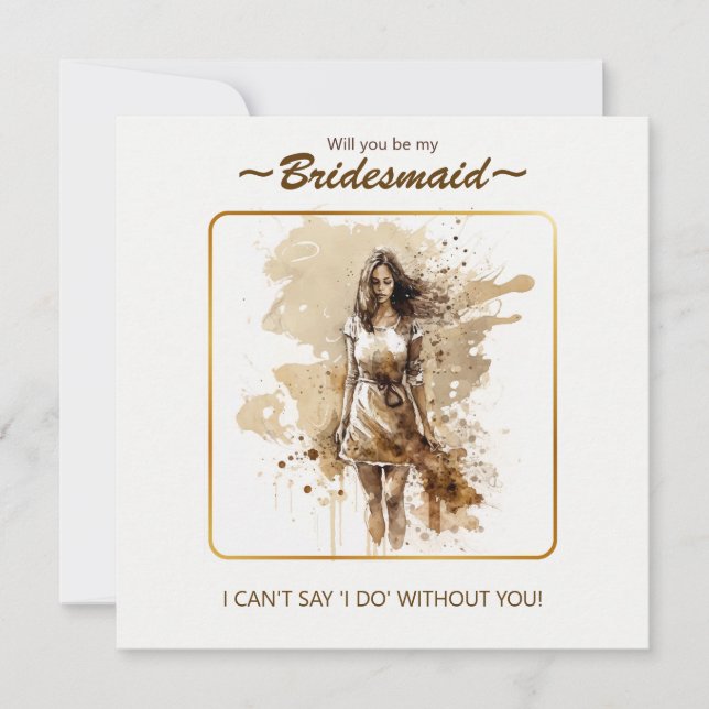 Farbpalette Bridesmaid Vorschlag. (Vorderseite)