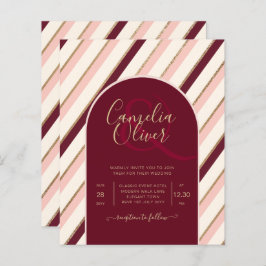 Farbpalette Burgundy Pink Gold Hochzeit