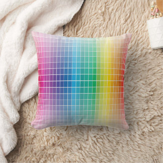 Farbpalette der Farbtabellen der Grafik Ombre Kissen