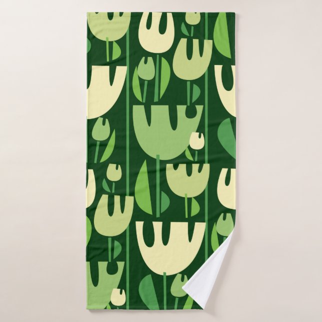 Farbpalette der Tulips Badehandtuch (Badehandtuch)