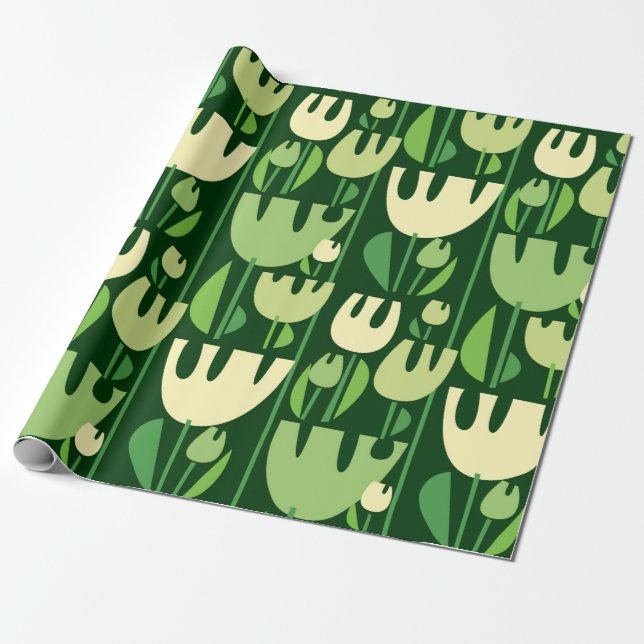 Farbpalette der Tulips Geschenkpapier (Ungerollt)