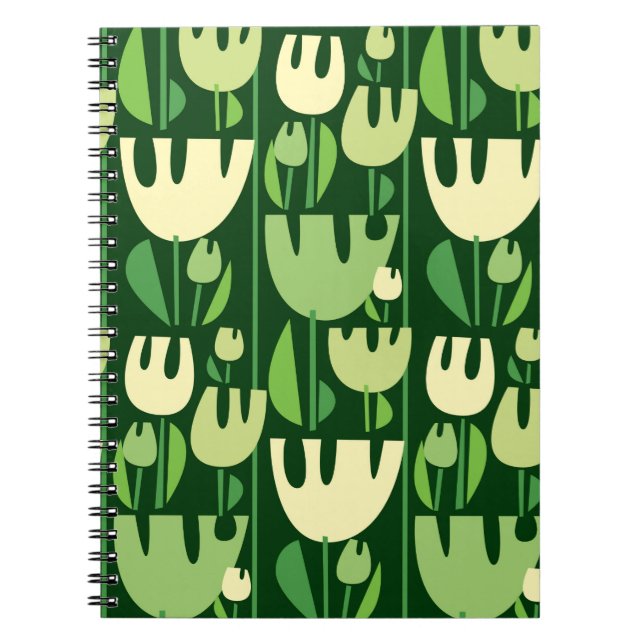 Farbpalette der Tulips Notizblock (Vorderseite)