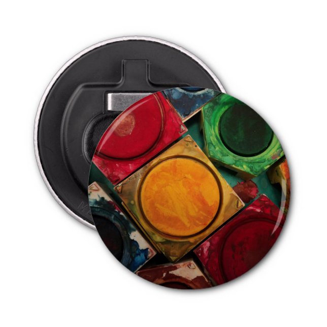 Farbpalette für Künstler Flaschenöffner (Vorderseite)