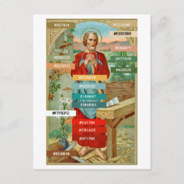 Farbpalette für St. Joseph den Arbeiter (BK 31) Postkarte