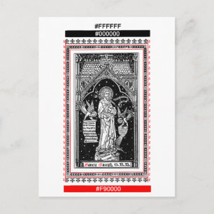 Farbpalette für St. Joseph (DT 01) Postkarte