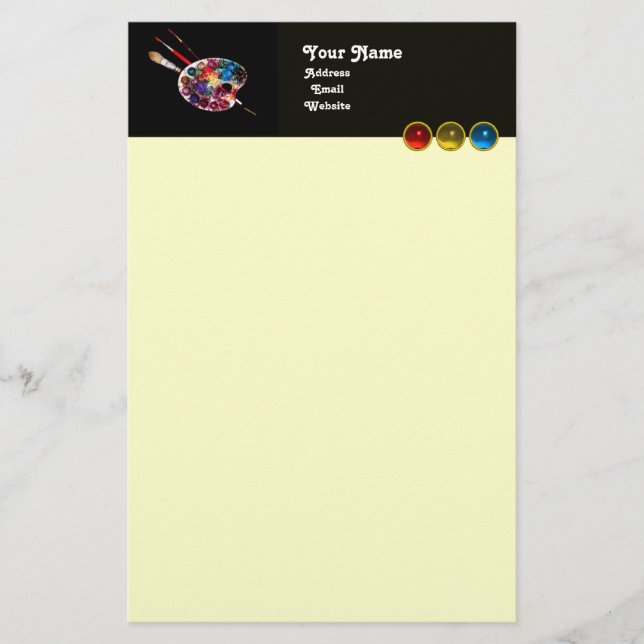 FARBPALETTE, gelb Briefpapier (Vorderseite)