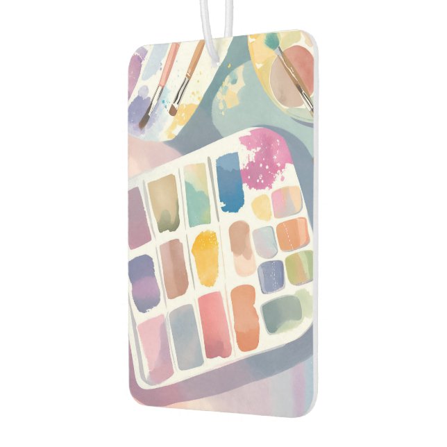 Farbpalette | Hübsche Kunst Farben Wasserfarbe Autolufterfrischer (Links)