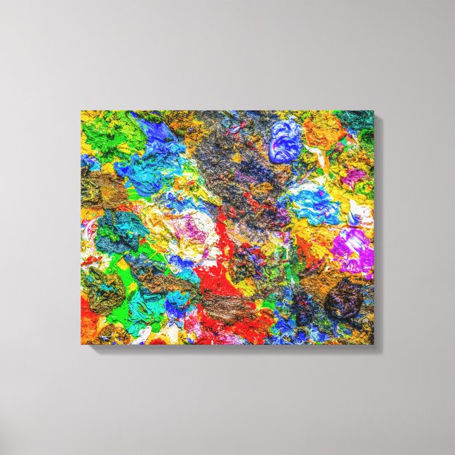 Farbpalette Leinwanddruck (Vorderseite)