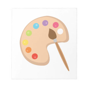 Farbpalette Notizblock