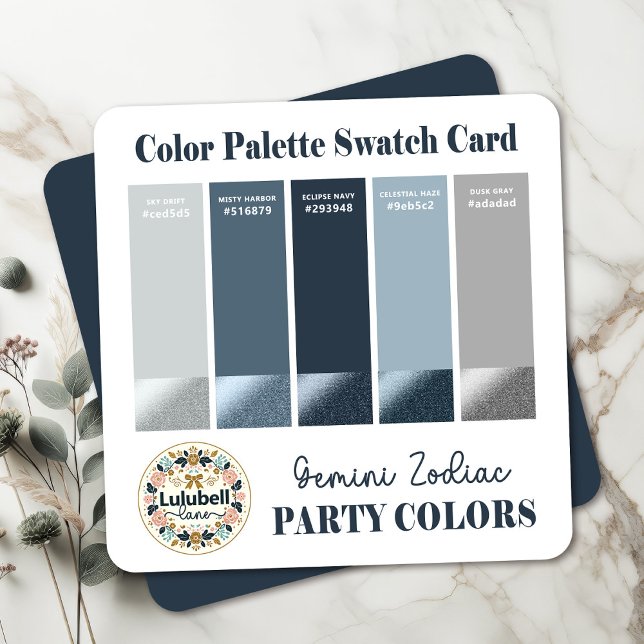 Farbpalette Palette Karte für Zodiac Zodiac (Coordinate Your Taurus Zodiac Event With Our Handy Exclusive Color Palette. Match Everything!)
