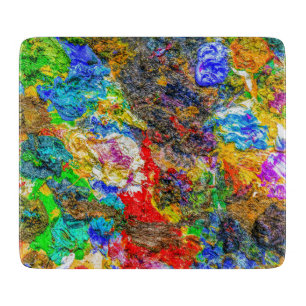 Farbpalette Schneidebrett