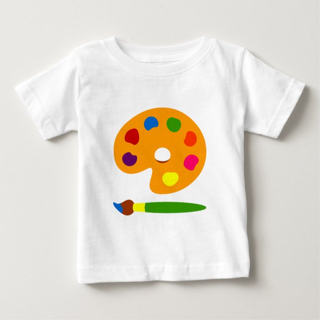 Farbpalettenart Baby T-shirt (Vorderseite)