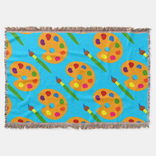 Farbpalettenart Decke