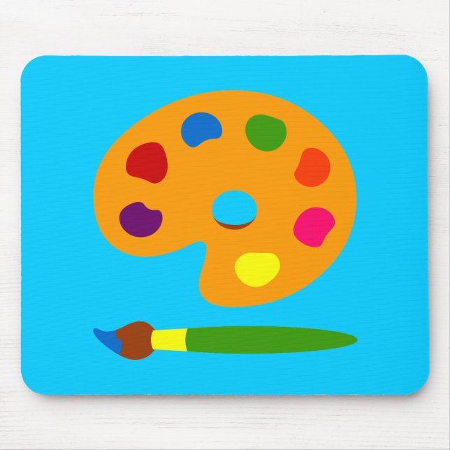 Farbpalettenart Mousepad (Vorne)