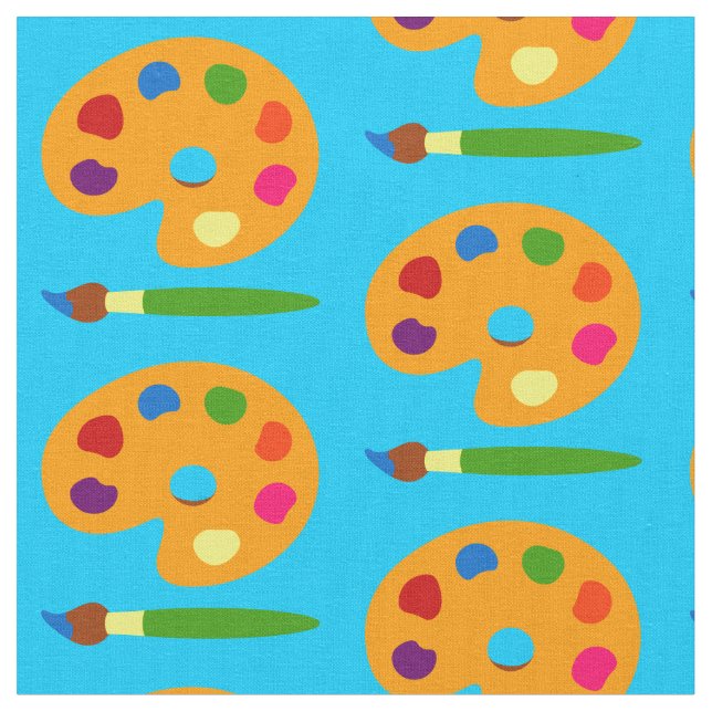 Farbpalettenart Stoff (Nahaufnahme)