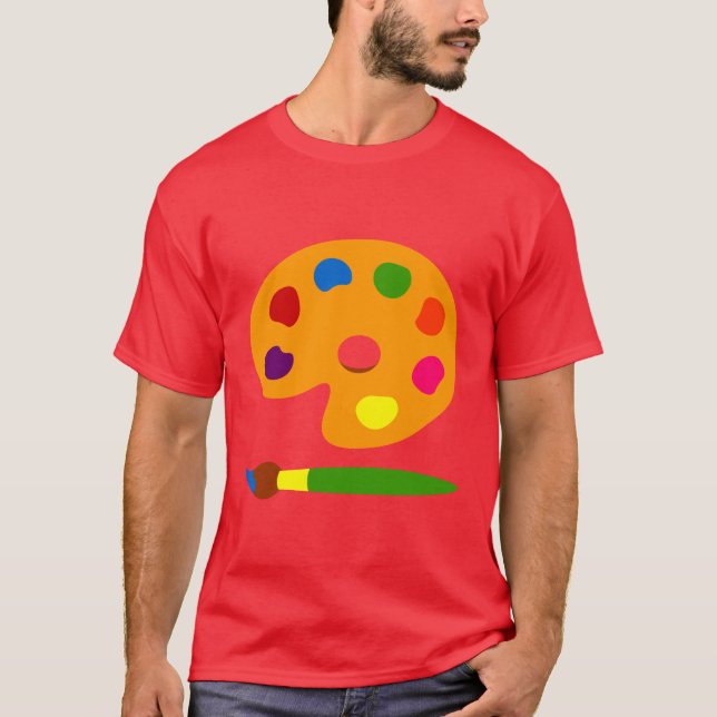 Farbpalettenart T-Shirt (Vorderseite)