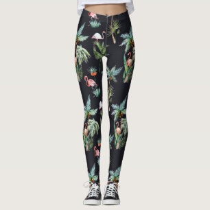 Farbpalmenmuster Leggings