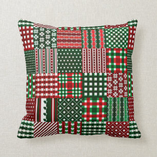 Farbpatchwork Kissen