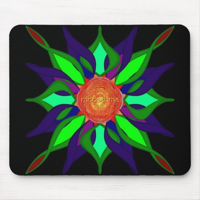 Farbpedale für Mausknöpfe Mousepad (Vorne)