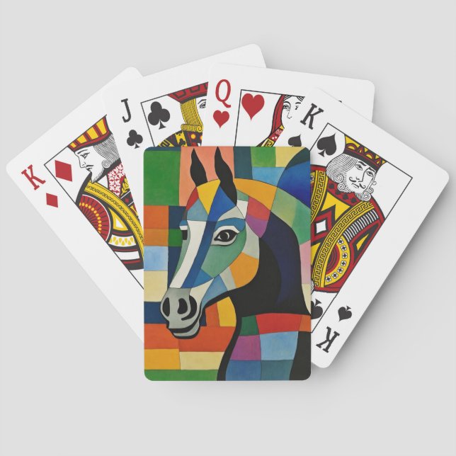 Farbpferd Spielkarten (Rückseite)