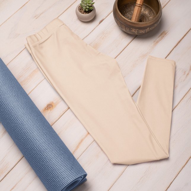 Farbpfirsiche Trend im Herbst Solid Leggings (Von Creator hochgeladen)