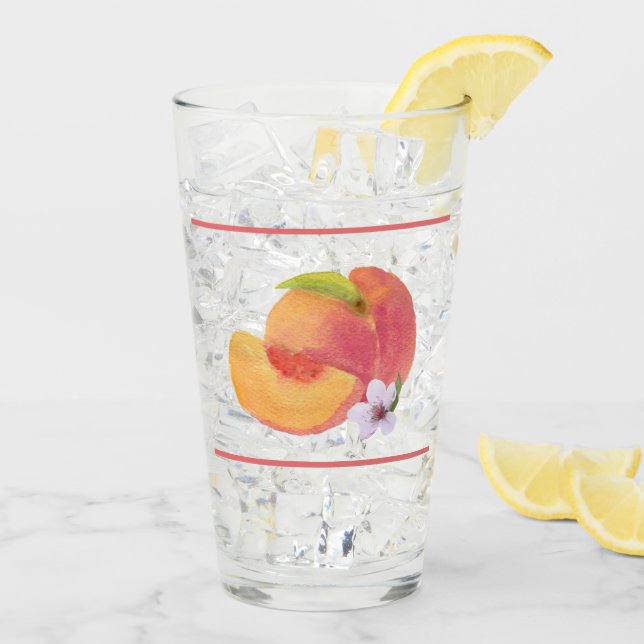 Farbpfirsichglas-Cup Glas (Rückseite Ice)