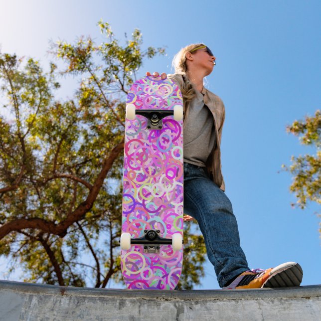 Farbpinke und mehr skateboard (Außen 1)