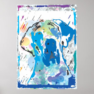 Farbplakat “Great Dane" Poster