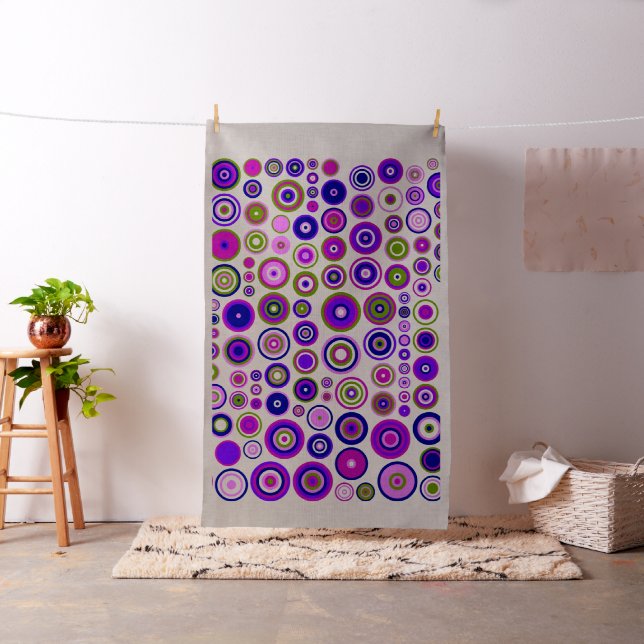 Farbpolka-Dot-Muster #6 Stoff (Beispiel)