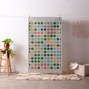 Farbpolka-Dot-Muster Nr. 2 Stoff